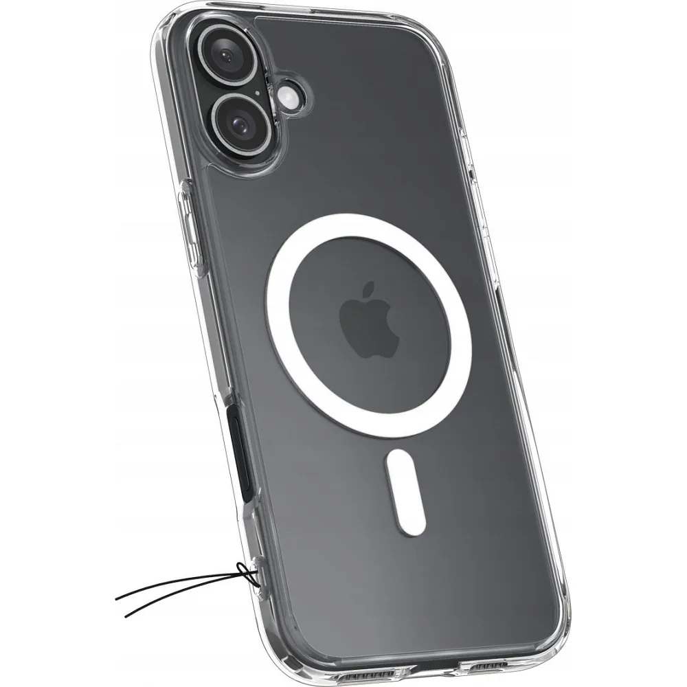 Case SPIGEN Ultra Hybrid Mag compatible with MagSafe for IPHONE 16 white - Image 8