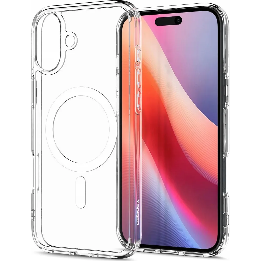 Case SPIGEN Ultra Hybrid Mag compatible with MagSafe for IPHONE 16 white