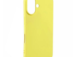 Phoner Apple iPhone 16 szilikon tok, szilikon tok, sárga
