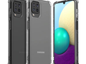 Samsung Galaxy M32 matt ütésálló gyári tok, füstszínű (GP-FPM325KDABW)