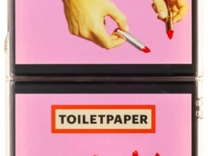 Samsung Galaxy Flip4 Toiletpaper rúzs mintás gyári tok, rózsaszín (GP-FPF721HICPY)
