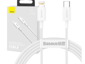 Baseus Superior USB-C - Lightning kábel, 20W, PD, 1,5m, fehér