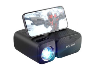BlitzWolf BW-V3 Mini LED projektor, Wi-Fi + Bluetooth, fekete