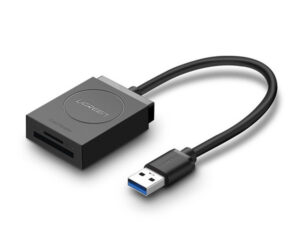 Ugreen USB-A adapter kártyaolvasó SD, microSD, fekete