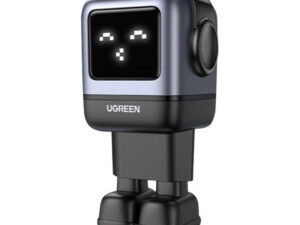Ugreen Nexode RG 3 Port GaN gyorstöltő adapter, 65W, fekete-ezüst