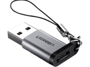 Ugreen USB-A 3.0 USB-C 3.1 adapter, PD, szürke