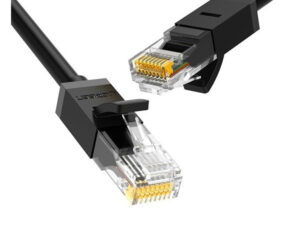 Ugreen Ethernet hálózati patchkábel RJ45 Cat 6 UTP 1000Mbps, 2m, fekete