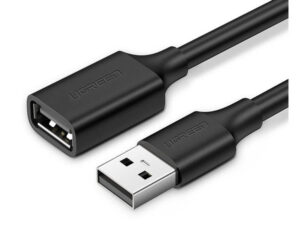 Ugreen US103 USB-A 2.0 hosszabbító kábel, 3m, fekete