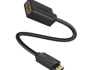 Ugreen 20134 Micro HDMI-HDMI adapter, 20cm, fekete
