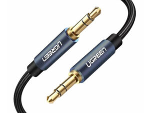 Ugreen AV122 3.5mm AUX mini jack kábel, 1.5m, fekete