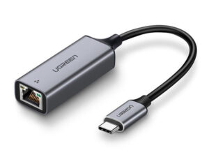 Ugreen RJ45 USB-C - Gigabit Ethernet adapter, alumínium, szürke