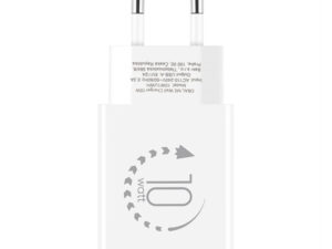 OBAL:ME USB-C hálózati adapter 10W + USB-A-USB-C kábel, 1m, fehér