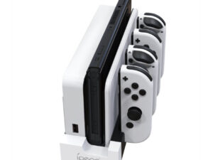 iPega 9186 N-Switch/Joy-con töltő dokkoló, fekete/fehér