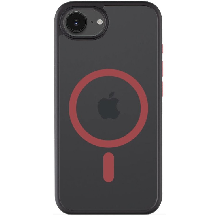 Tactical MagForce Hyperstealth 2.0 Apple iPhone 17e / iPhone 16e magsafe tok, fekete/piros
