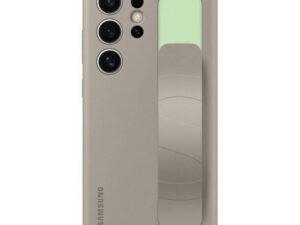 Samsung Galaxy S24 Ultra Standing Grip gyári tok, szürkésbarna, EF-GS928CUE Csomagolássérült