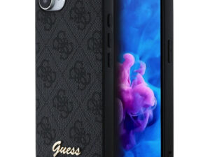 Guess 4G Apple iPhone 17e / iPhone 16e MagSafe hátlap tok, sötétszürke