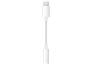 Apple Lightning-adapter 3,5 mm-es fejhallgató jack csatlakozóhoz, MMX62BZ/A, fehér