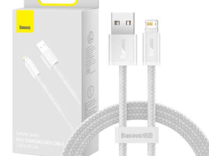 Baseus Dynamic USB-Lightning kábel, 2,4A, 1m, fehér