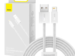 Baseus Dynamic USB-Lightning kábel, 2,4A, 2m, fehér