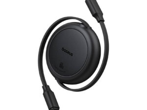 Baseus Free2Pull Mini USB-C to USB-C USB kábel, 60W, 1m, fekete