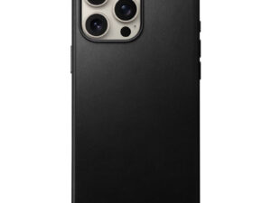 Nomad Modern Leather iPhone 16 Pro Max bőrtok. fekete