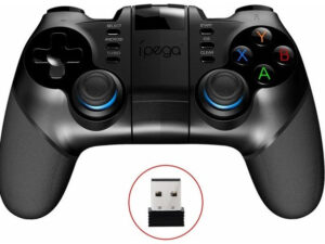 iPega 9156 Bluetooth kontroller / gamepad Android/iOS/PS3/PC/Android TV/N-Switch kompatiblis, fekete