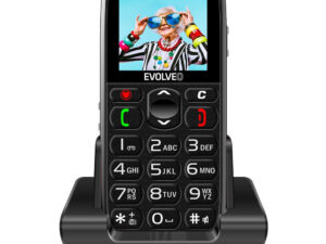 Evolveo EasyPhone (EP501) nyomógombos mobiltelefon, fekete