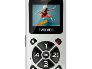 Evolveo EasyPhone (EP400) nyomógombos mobiltelefon, fehér