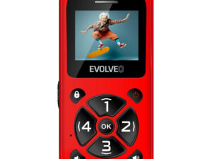 Evolveo EasyPhone (EP400) nyomógombos mobiltelefon, piros