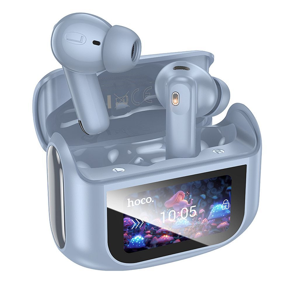 Hoco TWS EQ21 ANC bluetooth headset, aktív zajszűréssel, kék