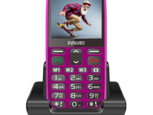 Evolveo EasyPhone XR (EP601) nyomógombos mobiltelefon, rózsaszín