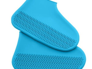 Latex vízálló cipővédő, S méret, 26 - 34 méret, Wooze Silica Socks, kék