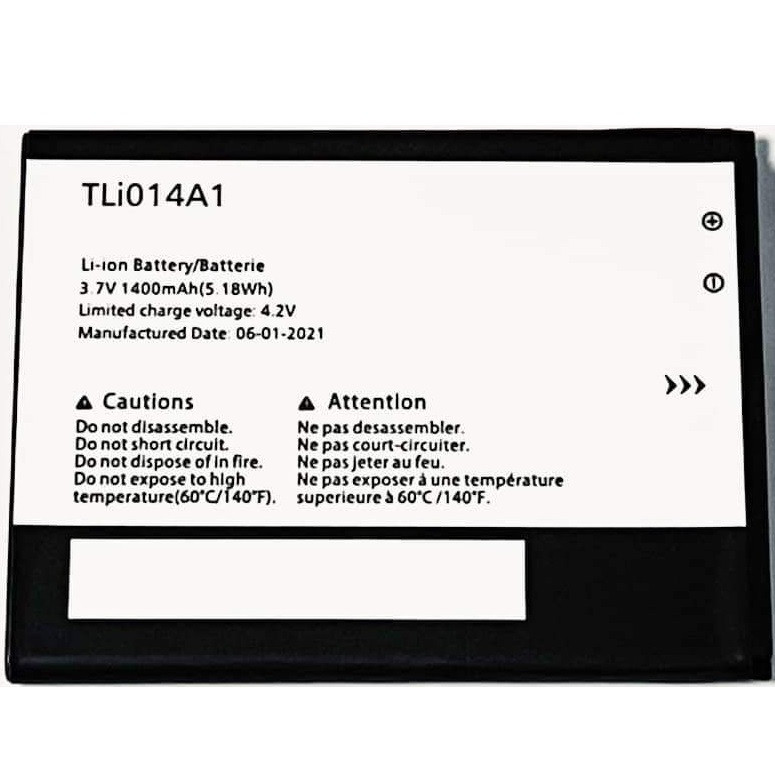 Alcatel OT 4010 kompatibilis akkumulátor 1400mAh, OEM jellegű