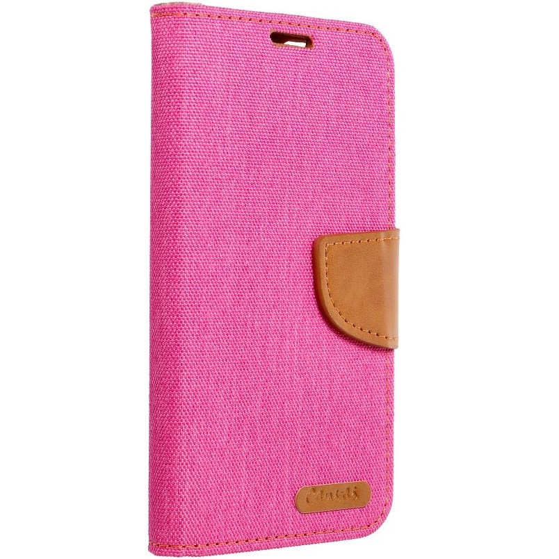 Xiaomi 12 Lite, Oldalra nyíló tok, stand, Canvas Book, rózsaszín