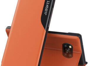 Apple iPhone 15 Pro Max, Oldalra nyíló tok, stand, Wooze FashionBook, sárga