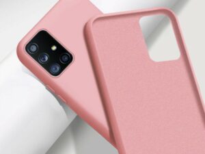 Premium szilikon tok, Samsung S22, Pink