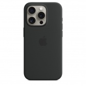 Apple iPhone 15 Pro Szilikon Magsafe tok,Fekete - Image 2