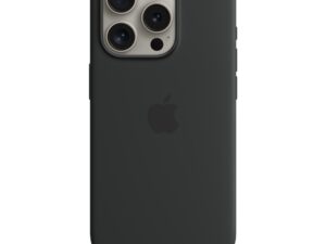 Apple iPhone 15 Pro Szilikon Magsafe tok,Fekete