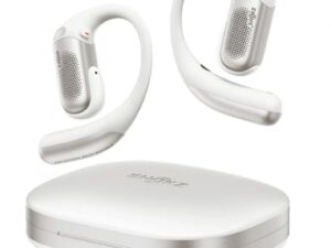 Shokz OpenFit Pro Bluetooth headset, fehér