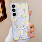 Samsung A27 mágneses dupla lézernyomott tok, Átlátszó - Image 6