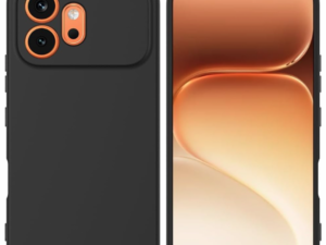 Premium szilikon tok, Honor 600, Fekete