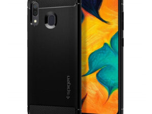 Spigen Rugged Armor Samsung A305 Galaxy A30 tok, Matte Black, fekete