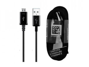 Samsung EP-DG925UBE USB / microUSB töltő- és adatkábel, fekete, 1,2m, ECO csomagolásban