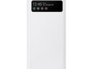 Samsung Galaxy A42 LED View Cover, gyári flip tok, fehér, EF-EA426PWE