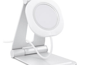 Spigen MagFit MagSafe töltőpad tartó állvány, fehér
