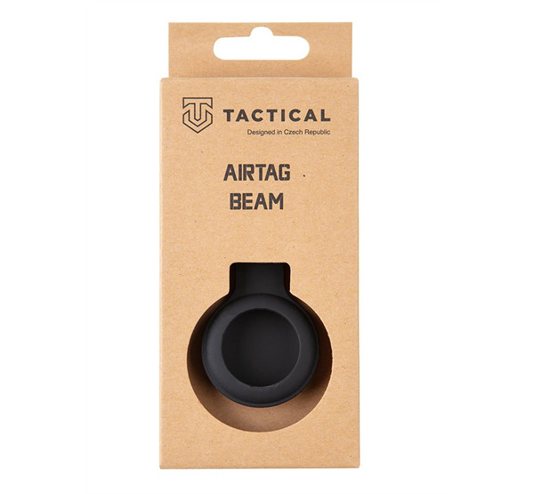 Tactical Apple AirTag szilikon kulcstartó, fekete