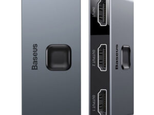 Baseus Matrix kétirányú HDMI Switcher, szürke