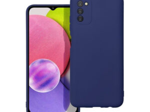 Forcell Soft Samsung Galaxy A03s szilikon tok, sötét kék