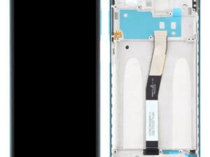 Xiaomi Redmi Note 9 Pro 5G kompatibilis LCD modul kerettel, OEM jellegű, fekete, Grade S+