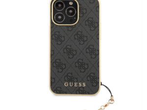 Guess 4G Charms Apple iPhone 13 Pro Max hátlap tok, szürke